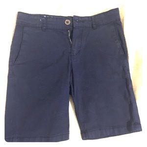 Blue boys prep shorts